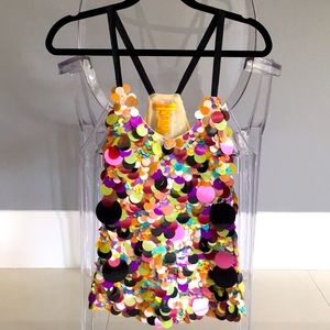 Catherine Malandrino Sequin Top